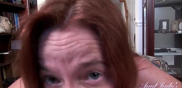  AuntJudys - 48yr-old Texas Amateur Redhead Natasha SUCKS YOUR COCK (VPOV)